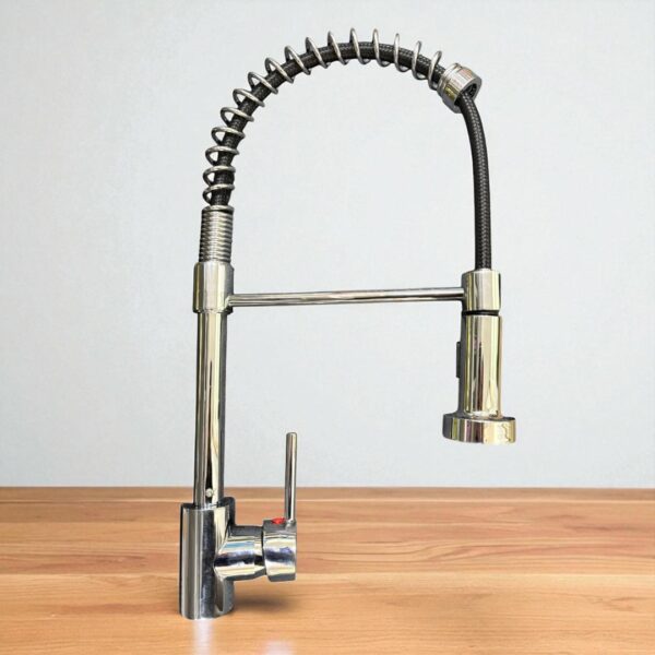 LLAVE MONOMANDO PARA LAVAPLATOS CROMADA - Imagen 2