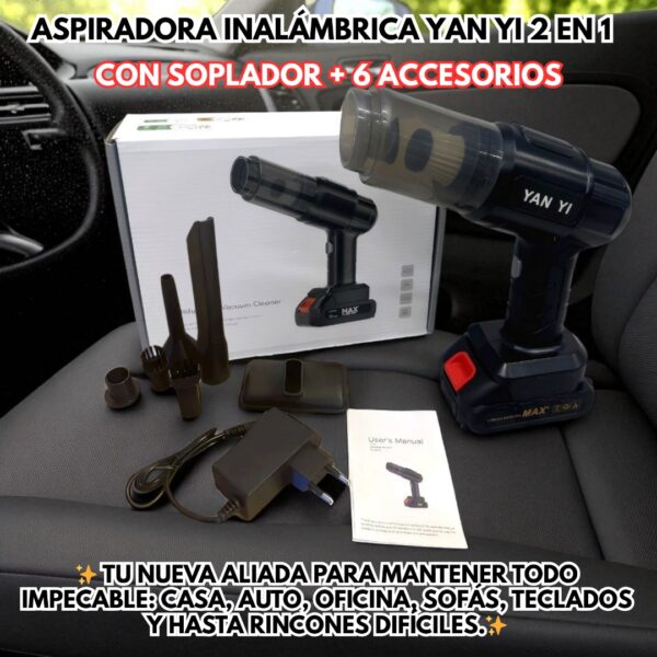 ASPIRADORA INALAMBRICA 1 BATERIA - Imagen 3