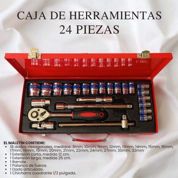 HERRAMIENTA 24 PIEZAS