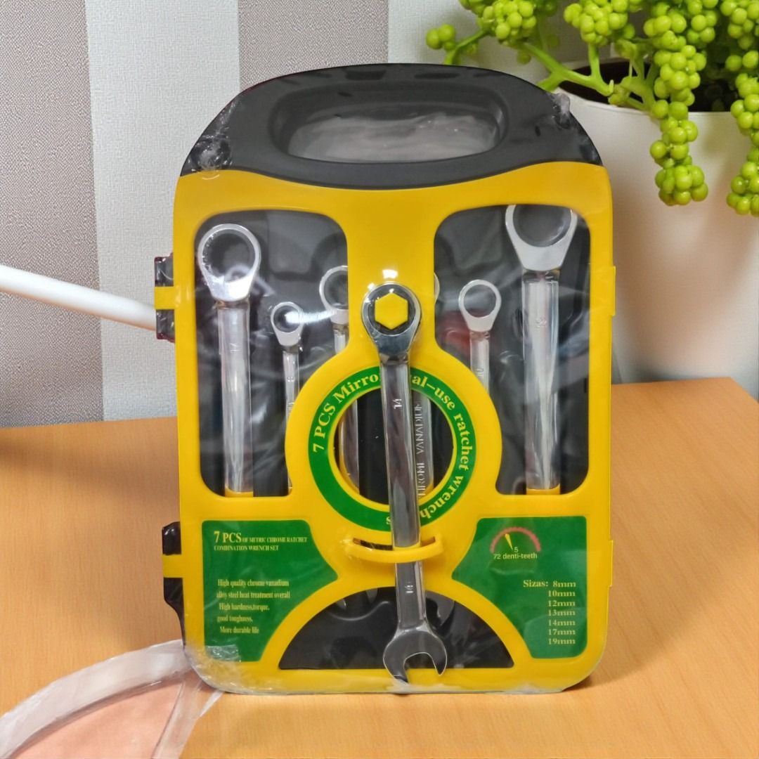 JUEGO DE LLAVES 7 PIEZAS RATCHET