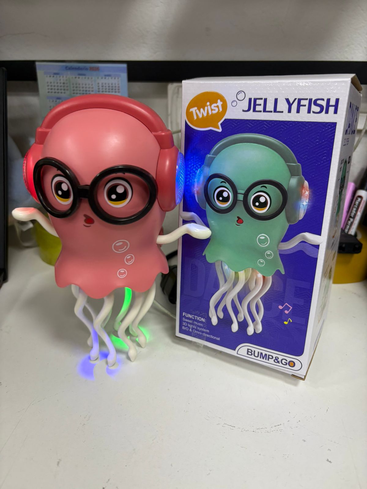 PULPO BAILARIN INTERACTIVO MUSICAL CON LUCES - Imagen 2