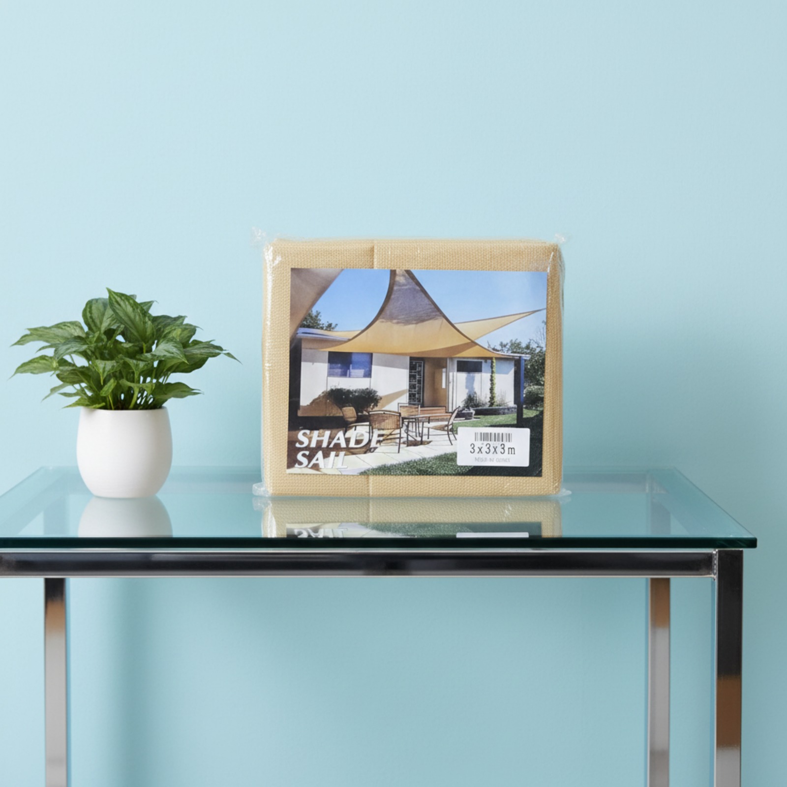 TOLDO VELA MALLA TRIANGULAR 3X3X3 - Imagen 2