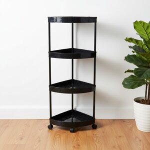 CARRITO ESQUINERO DE PLASTICO 4 NIVELES