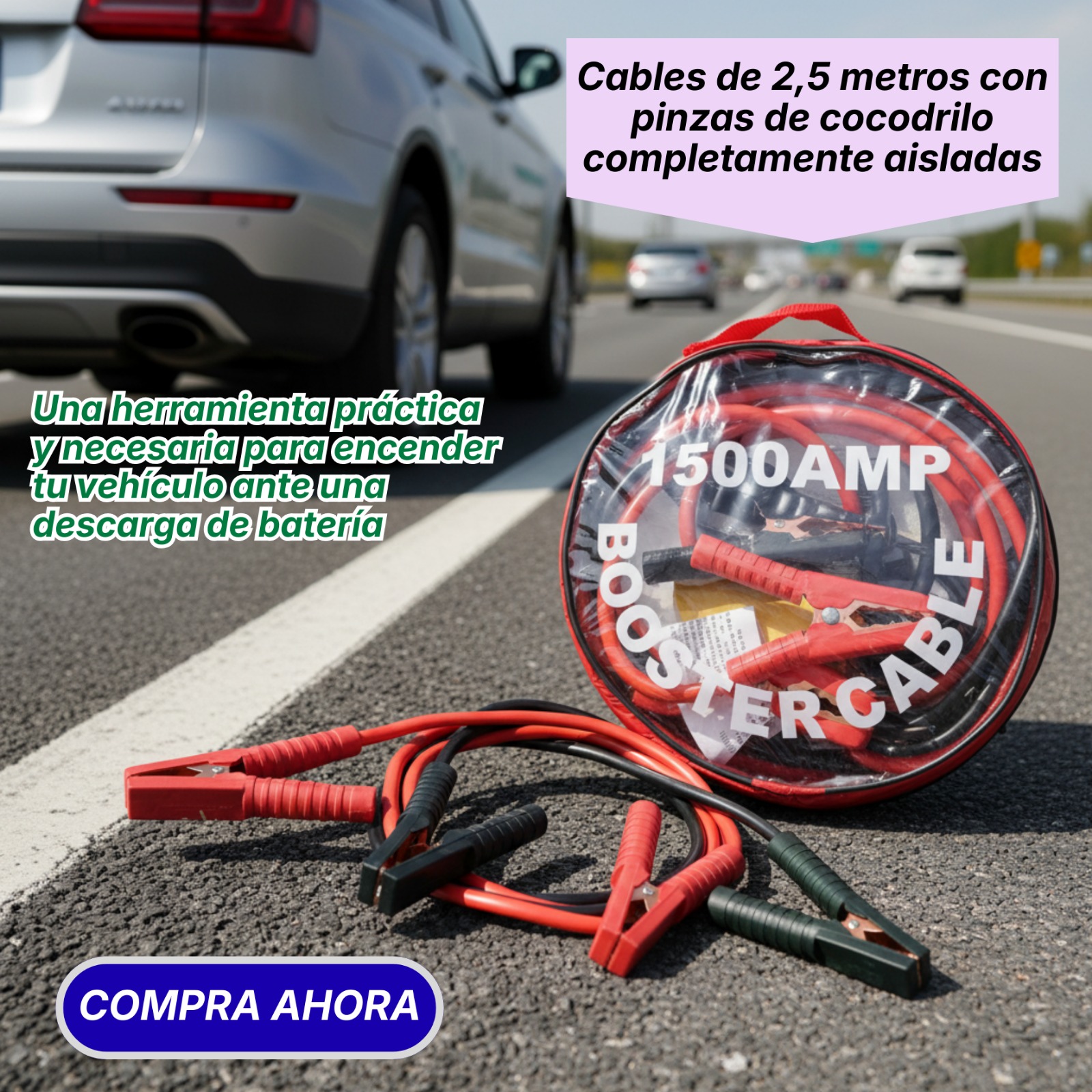 CABLE AUXILIAR 1500 AMP - Imagen 2