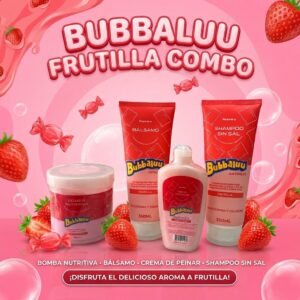 COMBO CAPILAR #1 BUBBALUU FRUTILLA