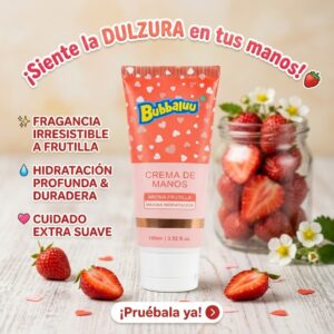 CREMA DE MANOS BUBBALUU FRUTILLA
