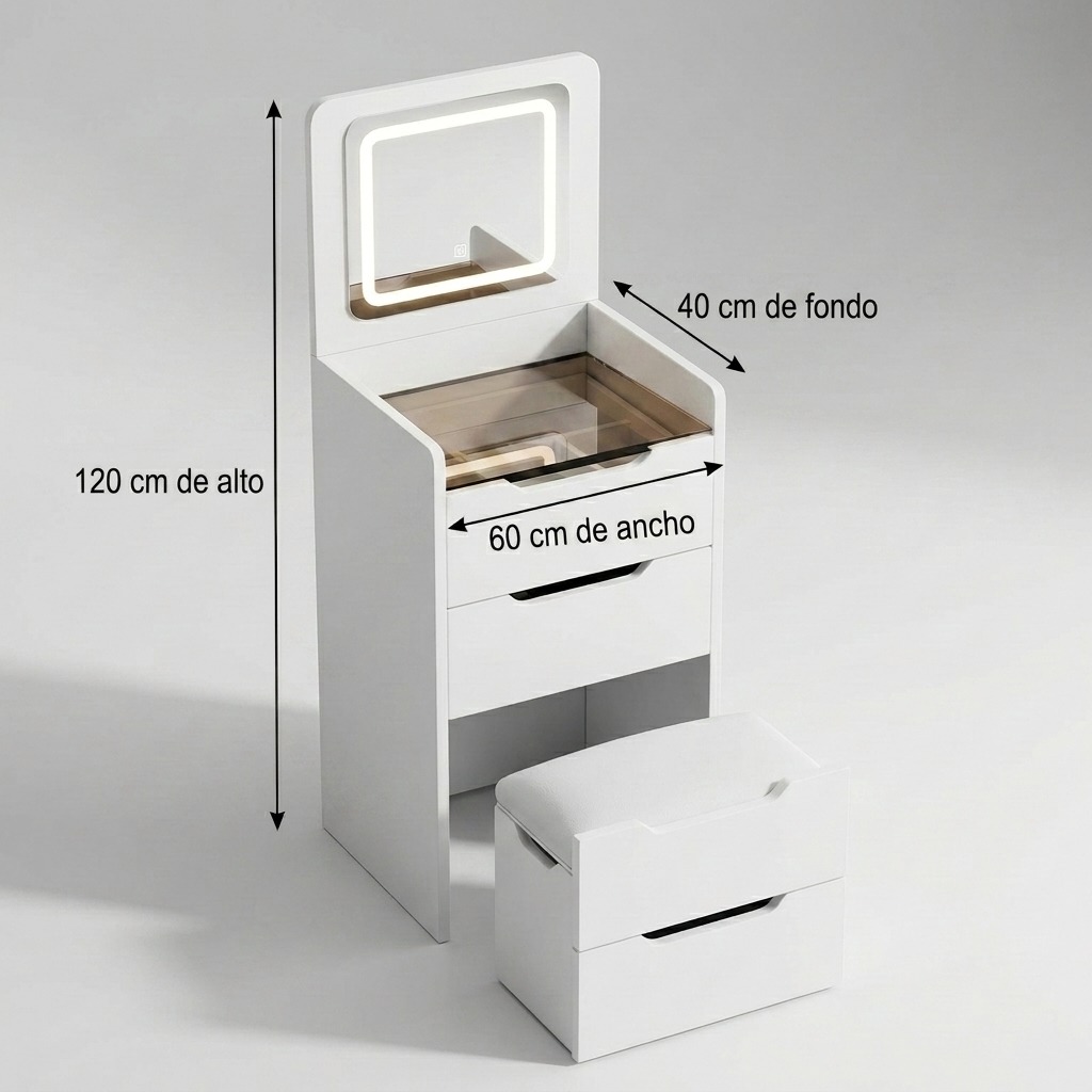 TOCADOR DE MAQUILLAJE X1 - Imagen 2