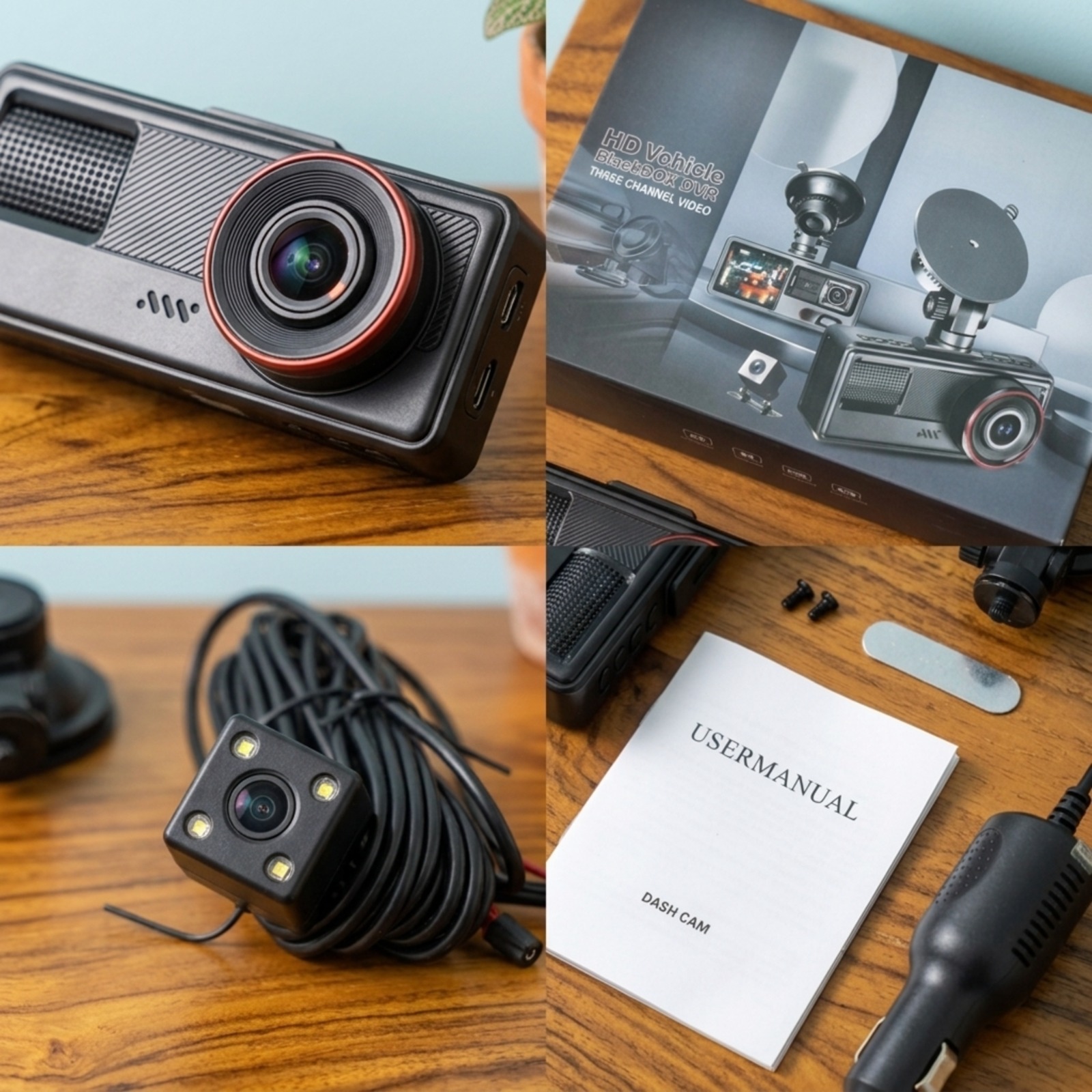 KIT DE 3 CAMARAS PARA AUTO - Imagen 2