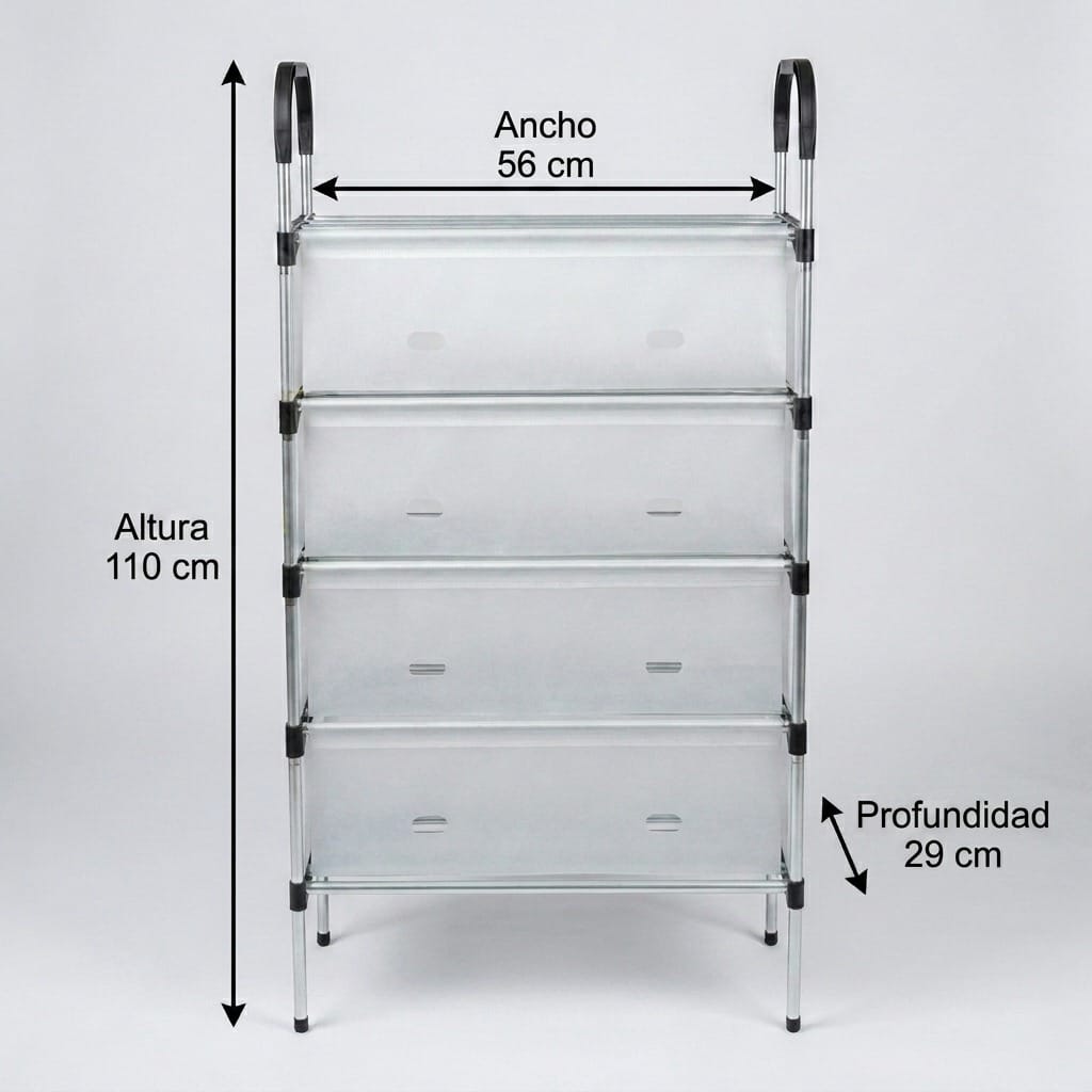 ZAPATERA PLASTICA 4 NIVELES