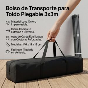 BOLSO PARA TOLDO 3X3